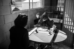 Lesbia Vanessa Bovadia, a 35-year-old woman from Honduras, cries as she talks to a psychologist in a charity shelter in Tijuana, Mexico, on April 17, 2021. After being separated from her children in the United States, American authorities deported Lesbia to Mexico in 2019. 
She doesn't know where her children are, and she's desperate to find them.
Her children's names are Santos Alberto Lopez, 15-year-old, and Jose Alberto Lopez, 14-years-old. The last time she saw them was in Chattanooga, Tennessee, in 2018 before being arrested by the U.S. police.
Bovadia and the photographer agreed to use the children's names in the caption, hoping it could help find them and reunite with the mother.